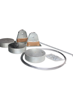 Counterweight for intermediate drive curve conv. all widths